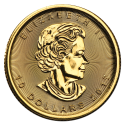 Koop de Gouden 1/4 OZ Maple Leaf bij Goudwisselkantoor