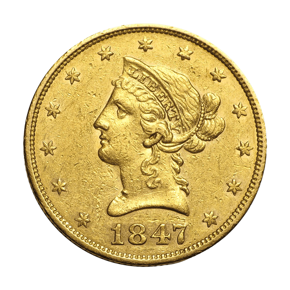 Gouden 10 dollar USA divers jaar