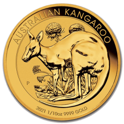 Gouden Kangaroo 1/10 OZ divers jaar