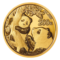 Gouden Panda 15 gram divers jaar