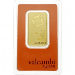 Goudbaar Valcambi 31,1 gram met certificaat