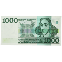 1000 gulden 1972 Spinoza