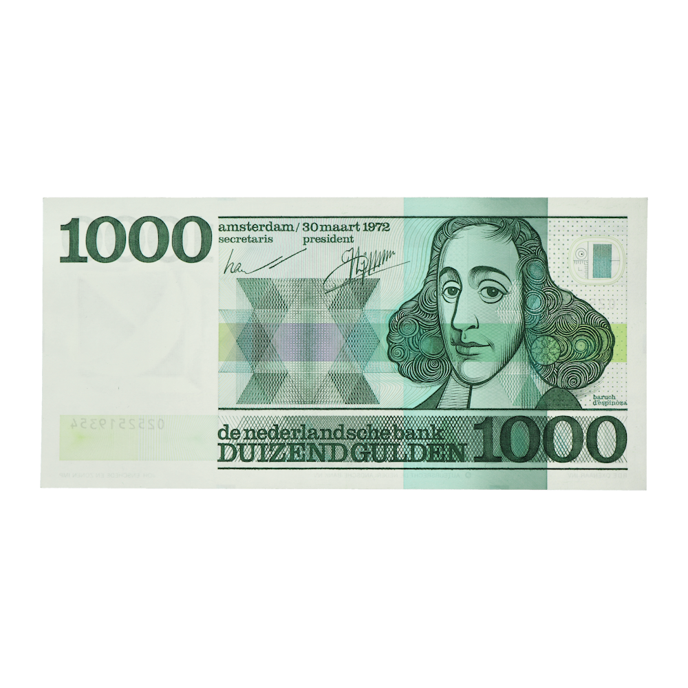 1000 gulden 1972 Spinoza