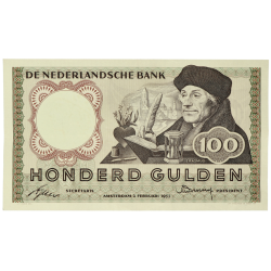 100 gulden 1953 Erasmus