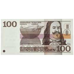 100 gulden 1970 de Ruyter