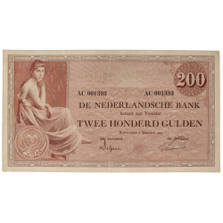 200 gulden 1921 Grietje Seel