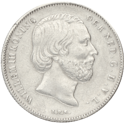 ½ gulden Willem III