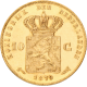 Gouden tientje Willem III Overslag 1879/77