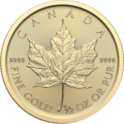 Gouden Maple Leaf 1/2 OZ 2024