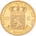 Koop het gouden tientje Willem II negotie bij Goudwisselkantoor.