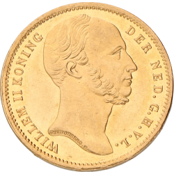 Koop het gouden tientje Willem II negotie bij Goudwisselkantoor.