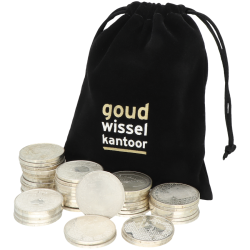 Koop Zilveren 5 euromunten in tube divers jaar bij Goudwisselkantoor