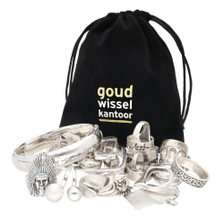 Koop 250 gram zilveren sieraden bij Goudwisselkantoor