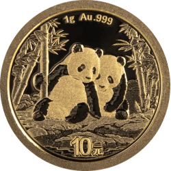 Koop de Gouden Panda 1 gram bij Goudwisselkantoor